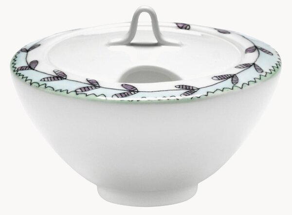 Zuccheriera in Fine Bone China Midnight Flowers