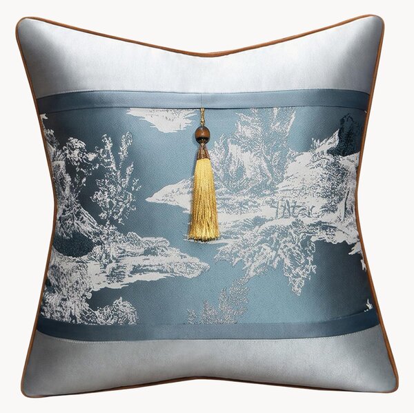 Copricuscino jacquard con nappe BiZhan