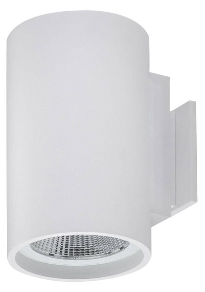 BRUMBERG Tubic applique LED, cilindro, Bianco / Opale, Corridoio, Alluminio, Applique a LED