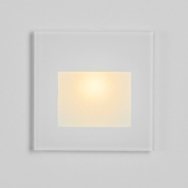 BRUMBERG Wall Kit68 spot piatto angolare bianco, Bianco / Opale, Corridoio, Alluminio, Faretto da incasso a parete