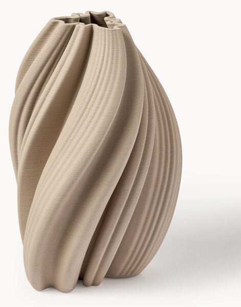 Vaso in porcellana stampato in 3D Melody, alt. 29 cm