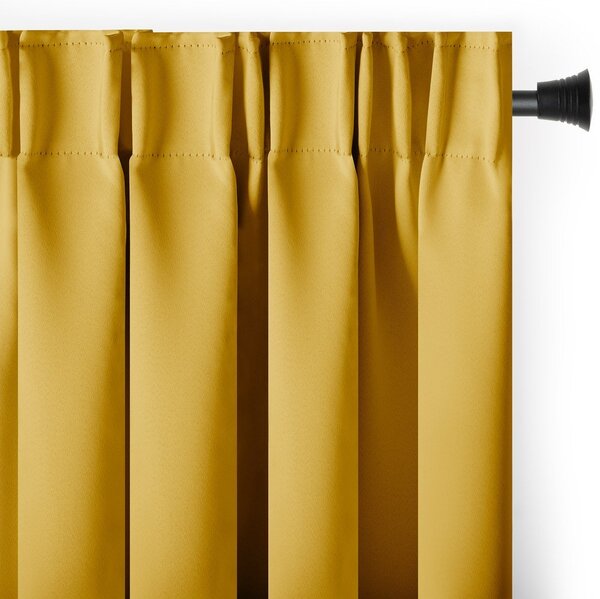 Tenda parzialmente oscurante gialla 140x175 cm Kierra – Restilo