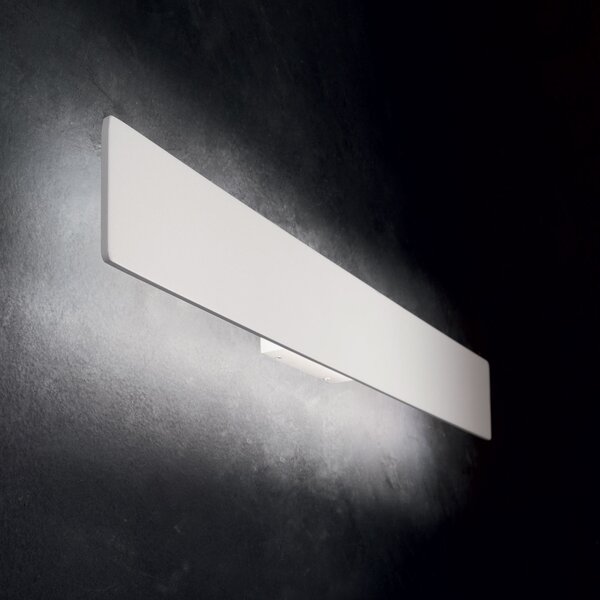 Applique Moderna Zig Zag Metallo Bianco Led 23W 3000K Luce Calda