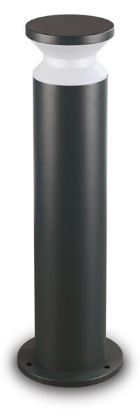 Piantana Moderna Torre Alluminio Nero 1 Luce E27 H60Cm