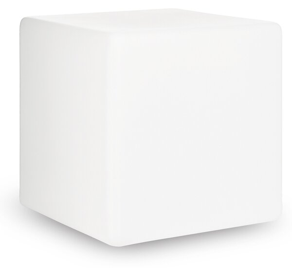 Piantana Moderna Luna Alluminio Bianco 1 Luce E27 D50Cm