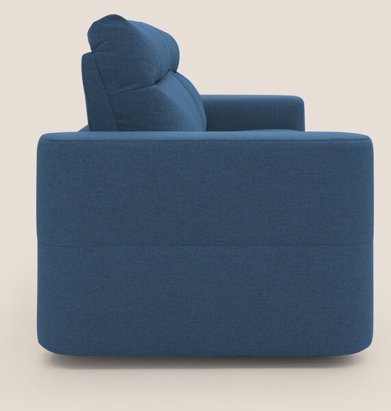 Cupido Divano letto materasso H18 cm e schienale alto in tessuto imper