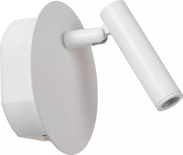 Applique LED JOLIJN bianca 2W, bianco caldo, 145 lm, metallo, dimensioni: 9 x 10,2 x 10,2 cm, IP20, Lucide