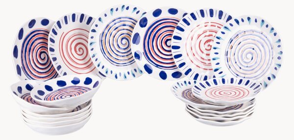 Servizio di piatti in ceramica Sahara, 6 persone, set da 18