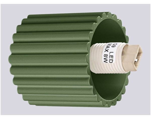 Lampada da parete verde ø 12 cm Orbital – Sollux