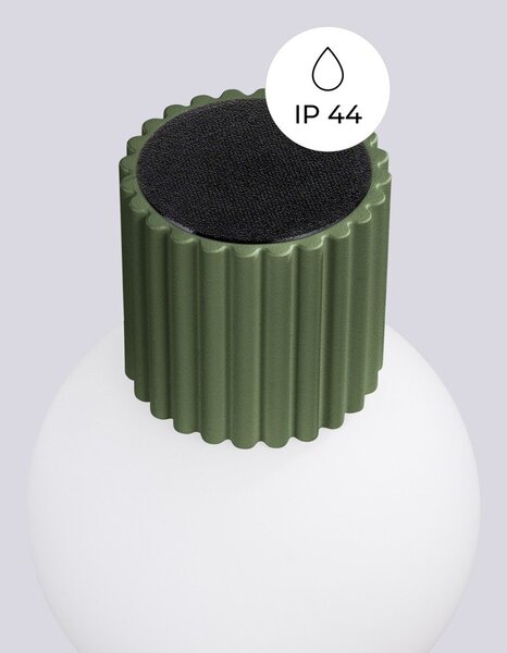 Lampada da parete verde ø 12 cm Orbital – Sollux
