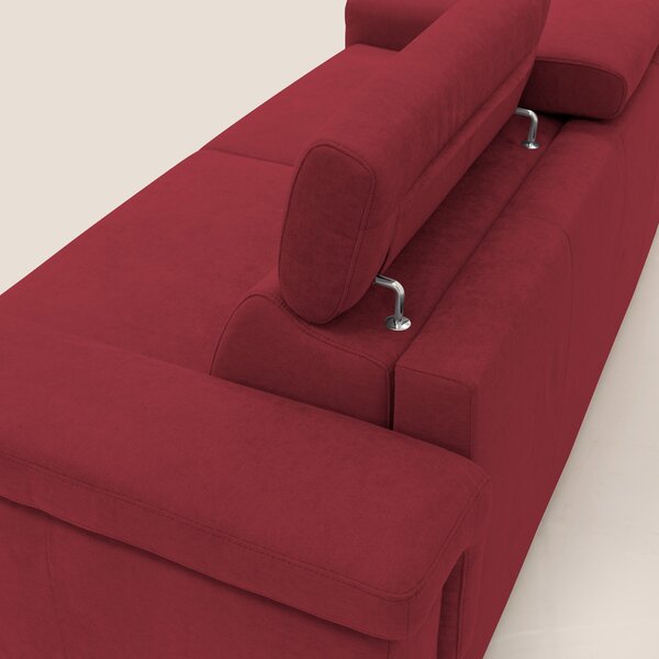 Giunone divano letto con materasso alto 18 cm e poggiatesta reclinabil