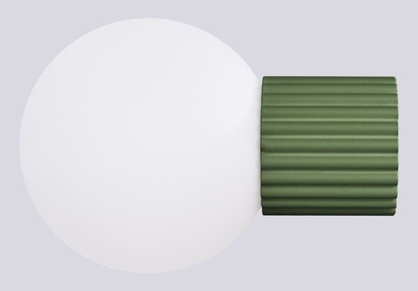Lampada da parete verde ø 12 cm Orbital – Sollux