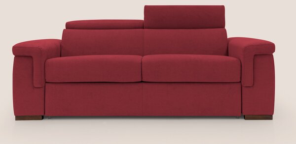 Giunone divano letto con materasso alto 18 cm e poggiatesta reclinabil