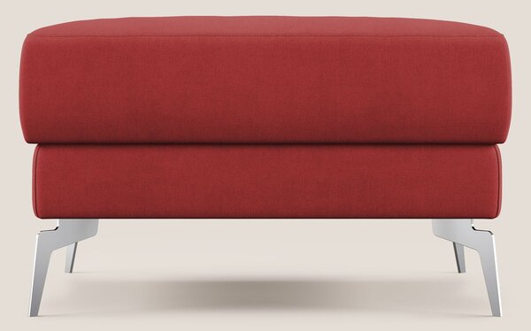 Star Pouf con piedini alti in tessuto impermeabile T02 rosso