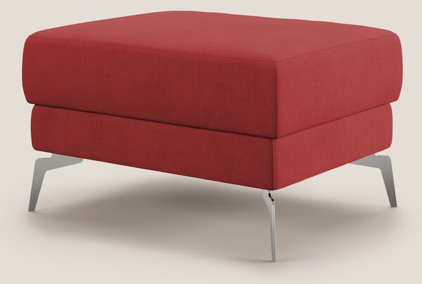 Star Pouf con piedini alti in tessuto impermeabile T02 rosso
