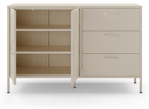 Cassettiera color crema 140x90 cm Diora - Marckeric