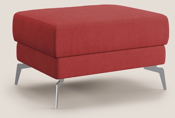 Star Pouf con piedini alti in tessuto impermeabile T02 rosso