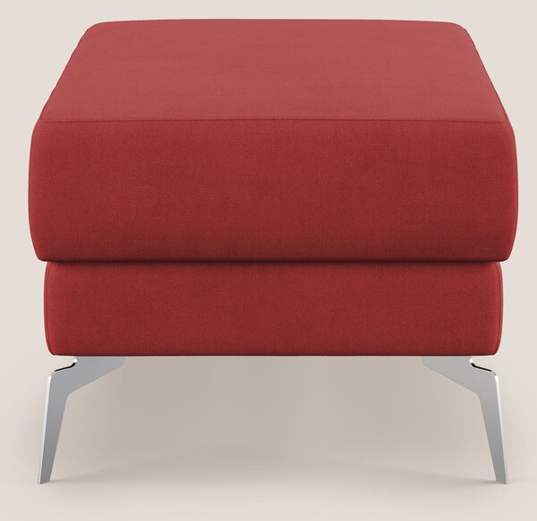 Star Pouf con piedini alti in tessuto impermeabile T02 rosso