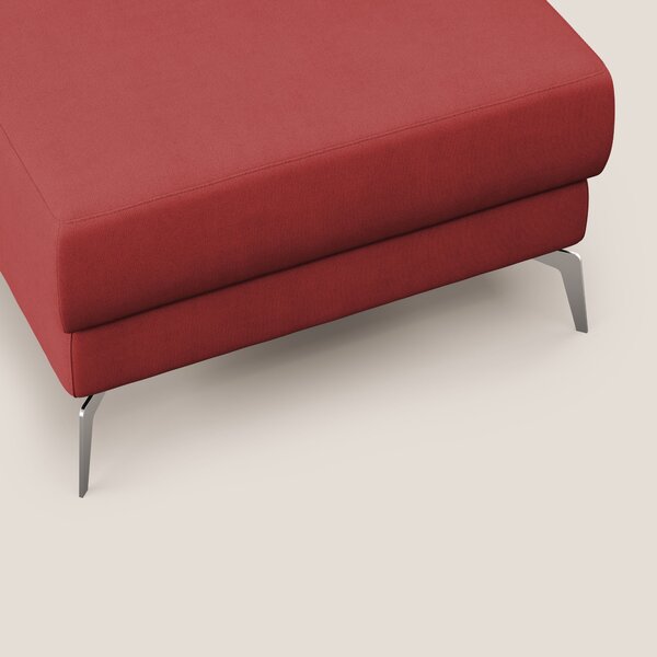 Star Pouf con piedini alti in tessuto impermeabile T02 rosso