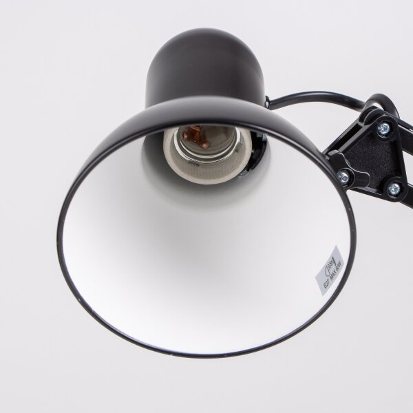 Brilagi - Lampada da tavolo LED ROMERO 1xE27/10W/230V nera