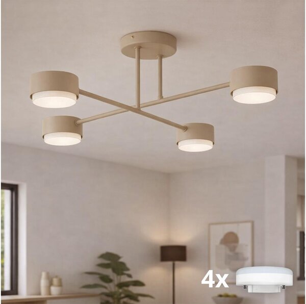 Brilagi - Plafoniera LED MONO 4xGX53/30W/230V beige