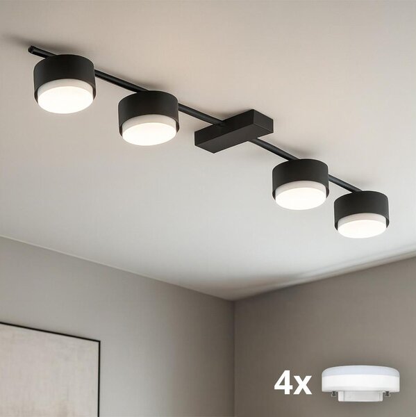 Brilagi - Faretto LED MONO 4xGX53/30W/230V nero