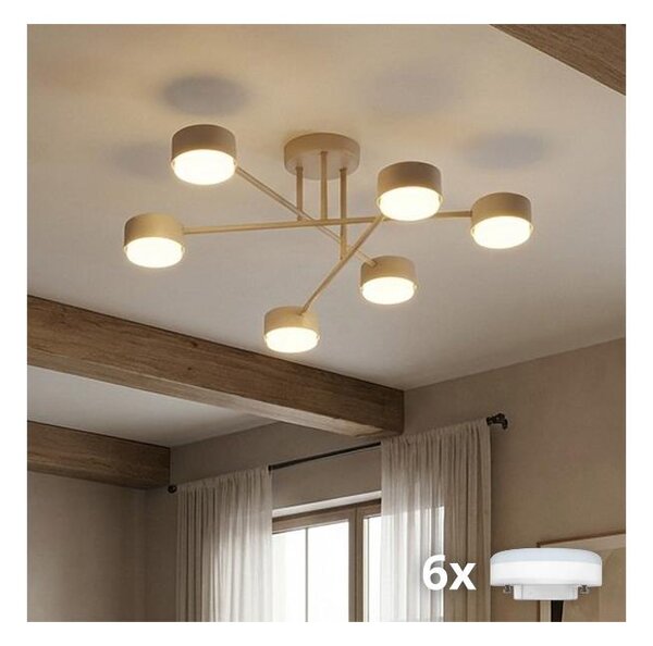 Brilagi - Plafoniera LED MONO 6xGX53/30W/230V beige