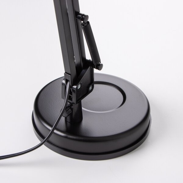Brilagi - Lampada da tavolo LED ROMERO 1xE27/10W/230V nera