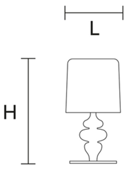 Lampada Da Scrivania Contemporanea Eva D14Cm In Plastica Cemento E Alluminio