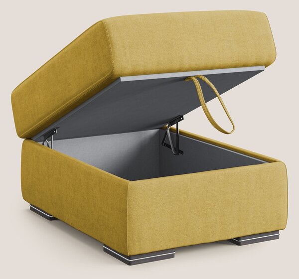Sun pouf apribile contenitore in tessuto impermeabile T02 giallo