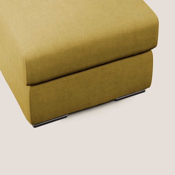 Sun pouf apribile contenitore in tessuto impermeabile T02 giallo