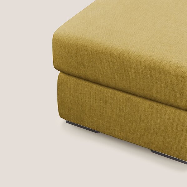 Sun pouf apribile contenitore in tessuto impermeabile T02 giallo