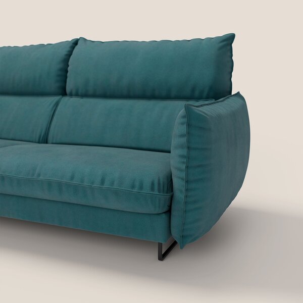 Monamour Divano dal design moderno con opzione relax elettrico in micr