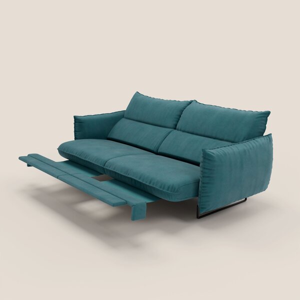 Monamour Divano dal design moderno con opzione relax elettrico in micr