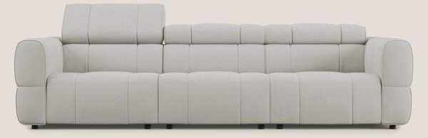 Giotto Divano modulare a 3 sedute con opzione relax elettrico in micro