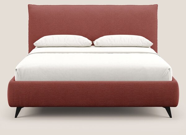 EROS letto imbottito in piuma con vano contenitore in pregiato e fresc