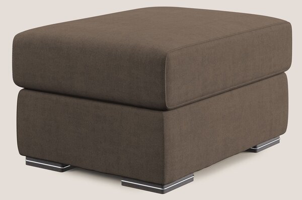 Sun pouf apribile contenitore in tessuto impermeabile T02 marrone
