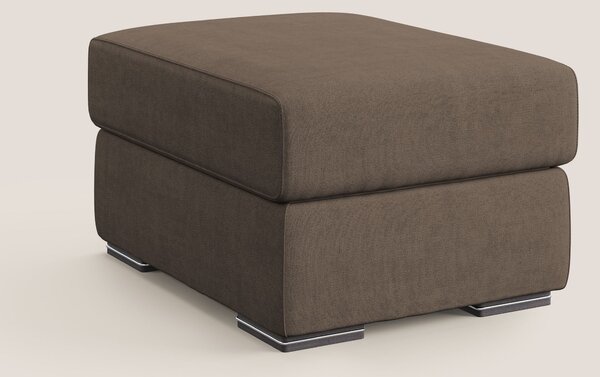 Sun pouf apribile contenitore in tessuto impermeabile T02 marrone