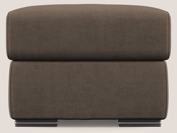 Sun pouf apribile contenitore in tessuto impermeabile T02 marrone