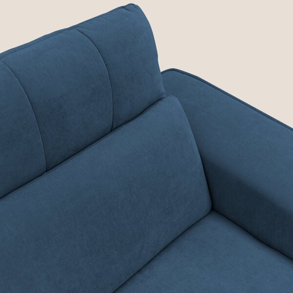 Clark Divano angolare con opzione relax elettrico in tessuto smacchiab