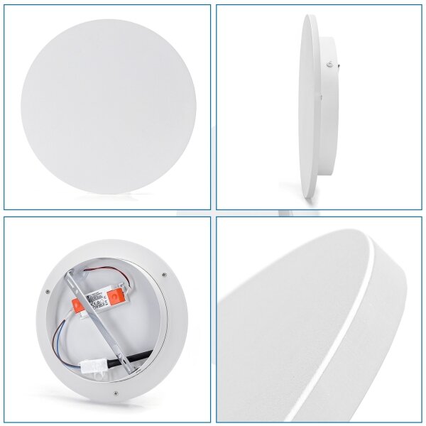 Aigostar - Applique a LED/12W/230V 6500K 25 cm bianca