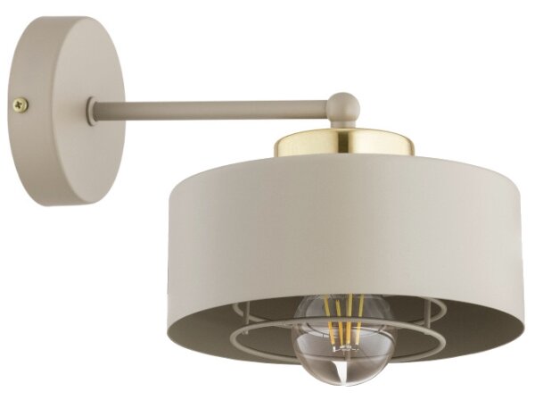 Brilagi - Lampada da parete SPRING 1xE27/60W/230V beige/oro