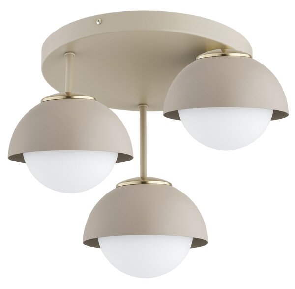 Brilagi - Lampadario a plafone COSMO 3xE27/60W/230V beige/oro