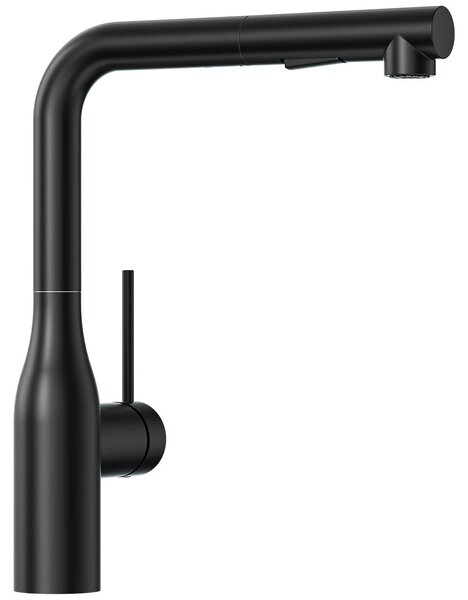 Miscelatore per lavello, orientabile a 360°, funzione di spruzzo dual-mode, nero notte, G3/8-b