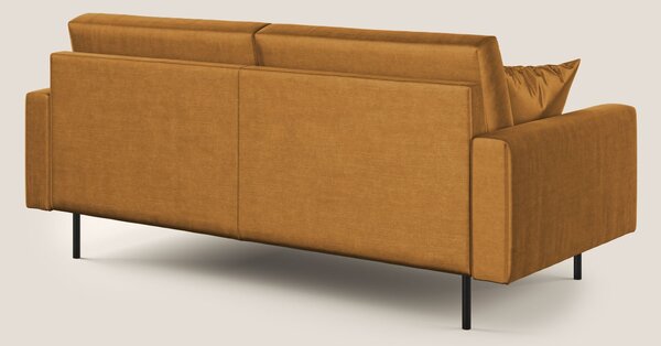 Arthur divano moderno in velluto morbido impermeabile T01 oro