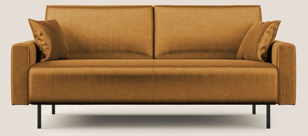 Arthur divano moderno in velluto morbido impermeabile T01 oro