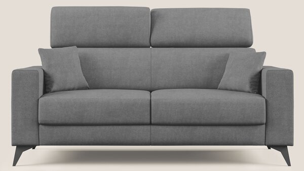 Pegaso divano letto con poggiatesta reclinabili e rivestimento T02 gri