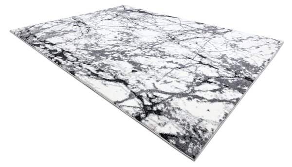 Tappeto moderno COZY 8871 Marble, Marmo - Structural due livelli di pile grigio