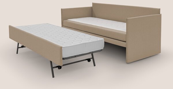 Brenta Divano duplex con doppio letto in tessuto simil cotone impermea