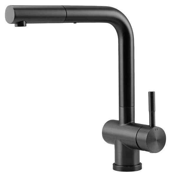 Rubinetto da cucina Pure.Sink Elite Steel Pulse-S in PVD color canna di fucile con bocca estraibile PS8500-61